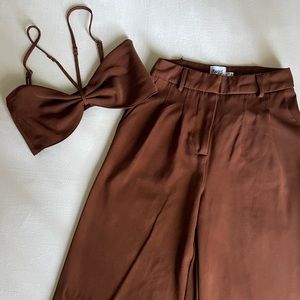 Princess Polly Brown Two-Piece Set